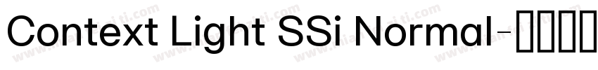 Context Light SSi Normal字体转换